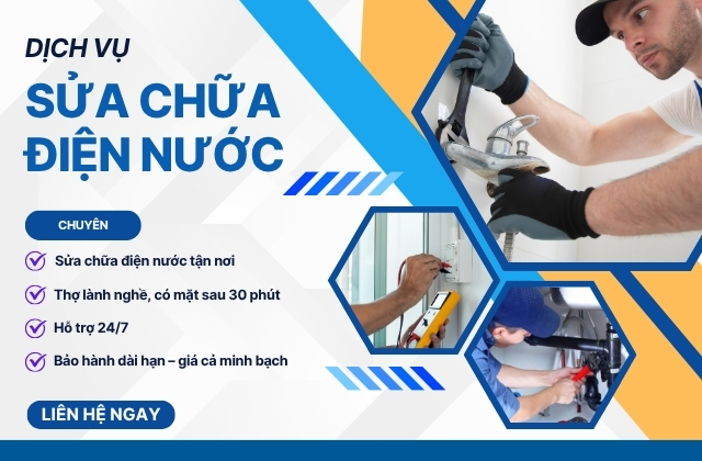 Dịch vụ sửa chữa điện nước chuyên nghiệp