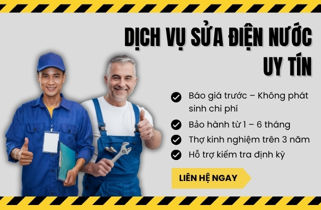 Khắc phục mọi sự cố điện nước nhanh chóng tại Tam Kỳ