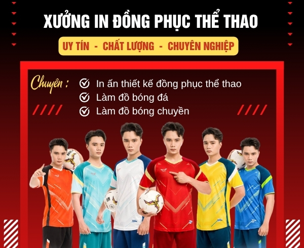 Xưởng in đồ thể thao Điện Bàn Đông Đà Nẵng